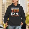 100Th Day Of School Boys Football I Tackled 100 Days School Hoodie