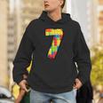 7 Year Old Blocks Building Master Builder 7Th Birthday Hoodie