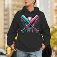 Baseball Drip For Boys Ice Cream Drip Youth Boys Baseball Hoodie
