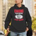 Chasing Chickens Is My Cardio Farmer Farming Animals Chicken Unisex Hoodie