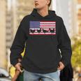 Chicken Fourth Of July Hen Farm July 4th American Flag USA Unisex Hoodie