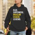 Dad Superhero Muslim Coach Muslim Coach Humor Islam Unisex Hoodie
