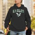Distressed Eagles Vintage Flying Eagles Fly Bird Hoodie