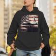 F22 Raptor Jet Fighter Vintage Color Distressed Us Flag Hoodie