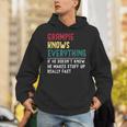 Grampie Know Everything Father's Day For Grandpa Hoodie