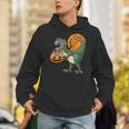Halloween Dinosaur Pumpkin ScaryRex Boy Kid Dino Unisex Hoodie