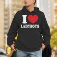 I Heart Love Ladyboys Asia Lover Thailand Ladyboy Unisex Hoodie
