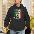 Irish Usa Flag Leprechaun Lucky Hockey St Patrick's Day Hoodie