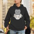 Kit-Tea Cute Kitten In Tea Cup Cat Lover Cat Pun Unisex Hoodie
