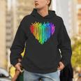 LGBTQ Pride I Love You Hand Sign Rainbow Heart ASL Ally Unisex Hoodie