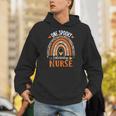 One Spooky Endocrinology Nurse Rainbow Halloween Nurse Unisex Hoodie