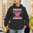 Proud Uncle Warrior Breast Cancer Awareness Hoodie