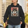 Retro Cat Ramen Japanese Graphic Kawaii Cat Anime Hoodie