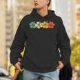 Retro Hawaiian Hibiscus Tropical Floral Flower Beach Vintage Unisex Hoodie