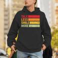 Retro Talk Less Smile More Historic Hamilton Quote Unisex Hoodie