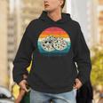 Retro Vintage Hognose Snake With Sunglasses Herpetology Unisex Hoodie