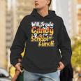 Scary Lunch Lady School Cafeteria Halloween Lunch Lady Unisex Hoodie
