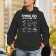 Things I Do In My Spare Time Beekeeping Bees Beekeeper Unisex Hoodie