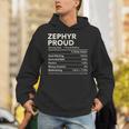 Zephyr Texas Proud Nutrition Facts Unisex Hoodie