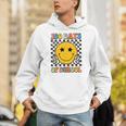 100 Days Of School Smile Face Happy 100Th Day Of School Hoodie