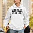 Animal Whisperer Cat Pet Dog Lover Vintage Distressed Hoodie