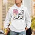 Cute 100Th Day Of School Coquette Bow 100 Days Of Pre-K Hoodie