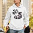Panda Raccoon Graphic Unisex Hoodie - Cute & Edgy Halloween Wear