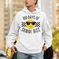 Retro 100 Days Of Skibidi Rizz Smile Face 100 Days Of School Hoodie
