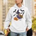 Wren Bird Halloween Costume Scary Pumpkin Bat Witch Unisex Hoodie