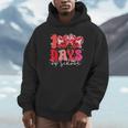 100 Days Of School Retro Disco Hearts 100Th Day Of School Hoodie