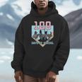 100 Drippy Days Of School Baseball Ice Cream 100Th Day Boys Hoodie