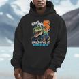5Th Birthday Monster Truck Dinosaur Party Boys Rawr I'm 5 Hoodie