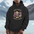 Books Because Murder Is Wrong Reading Gothic Dark Unisex Hoodie