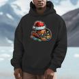 Cowboy Santa Hat Xmas Reindeer Rodeo Christmas In Texas Unisex Hoodie
