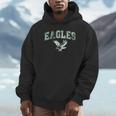 Distressed Eagles Vintage Flying Eagles Fly Bird Hoodie