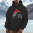 Freedom Convoy Canadian Trucker Maple Leave Unisex Hoodie