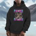 Funny Raccoon Meme Unisex Hoodie - Even Baddies Get Saddies