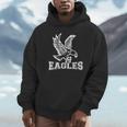 Go Eagles Fly Vintage Eagles Flying Bird Inspirational Hoodie
