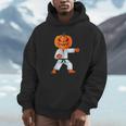 Halloween Karate Fighter Pumpkin Head Scary T-Shirt Unisex Hoodie