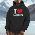 I Heart Love Ladyboys Asia Lover Thailand Ladyboy Unisex Hoodie