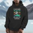 I Kicked 100 Days Of School Soccer Player Sports 100Th Day Hoodie