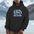 Level 100 Days Of School Unlocked Boys 100Th Day Of School Hoodie