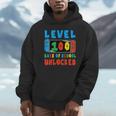 Level 100 Days Of School Unlocked 100 Days Of School Gamer Hoodie