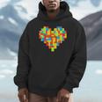 Master Builder Block Brick Building Heart Valentines Day Boy Hoodie