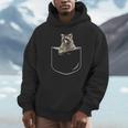 Pocket Raccoon Hoodie | Playful Unisex Raccoon Pocket Design