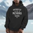 Promoted To Momma Again New Mom Mama To Be Mother's Day Unisex Hoodie