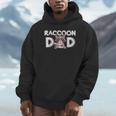 Raccoon Dad Hoodie - Funny Trash Panda Gift for Father's Day