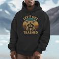 Raccoon Lovers Unisex Hoodie - Playful Animal Theme - Small Size