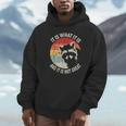 Raccoon Vintage Hoodie - Unisex Comfort | Quirky Humor