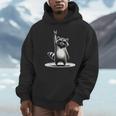 Retro Raccoon Rock Unisex Hoodie | Fun for Music Lovers